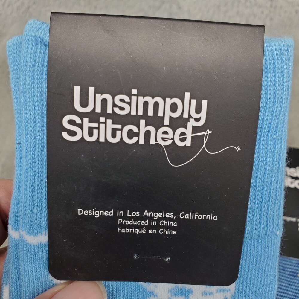 Unsimply Stitched Socks Mens One Size Four Pack Bundle of Crew Socks *NWT* - Picture 2 of 11